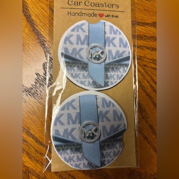 Neoprene Purse Look Car Coaster Set of 2 - Picture 1 of 1